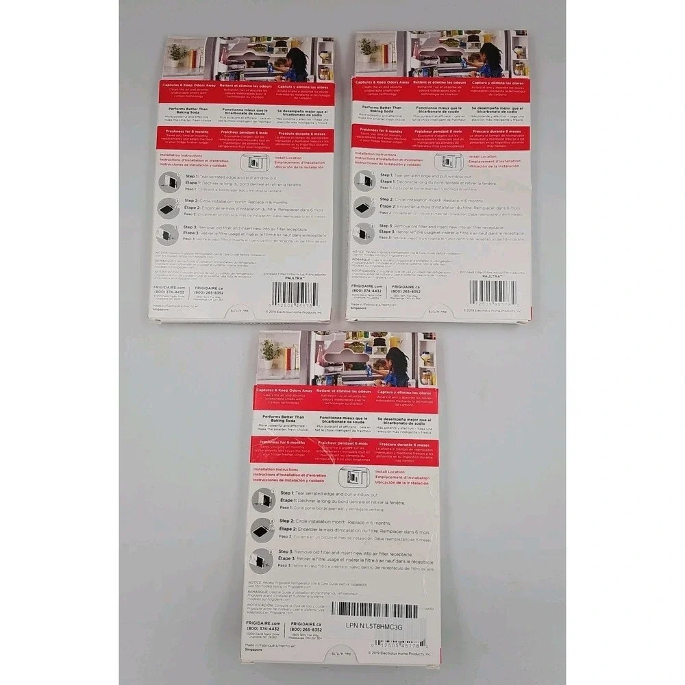 3 Pack Frigidaire PAULTRA PureAir Ultra Air‎ Filter